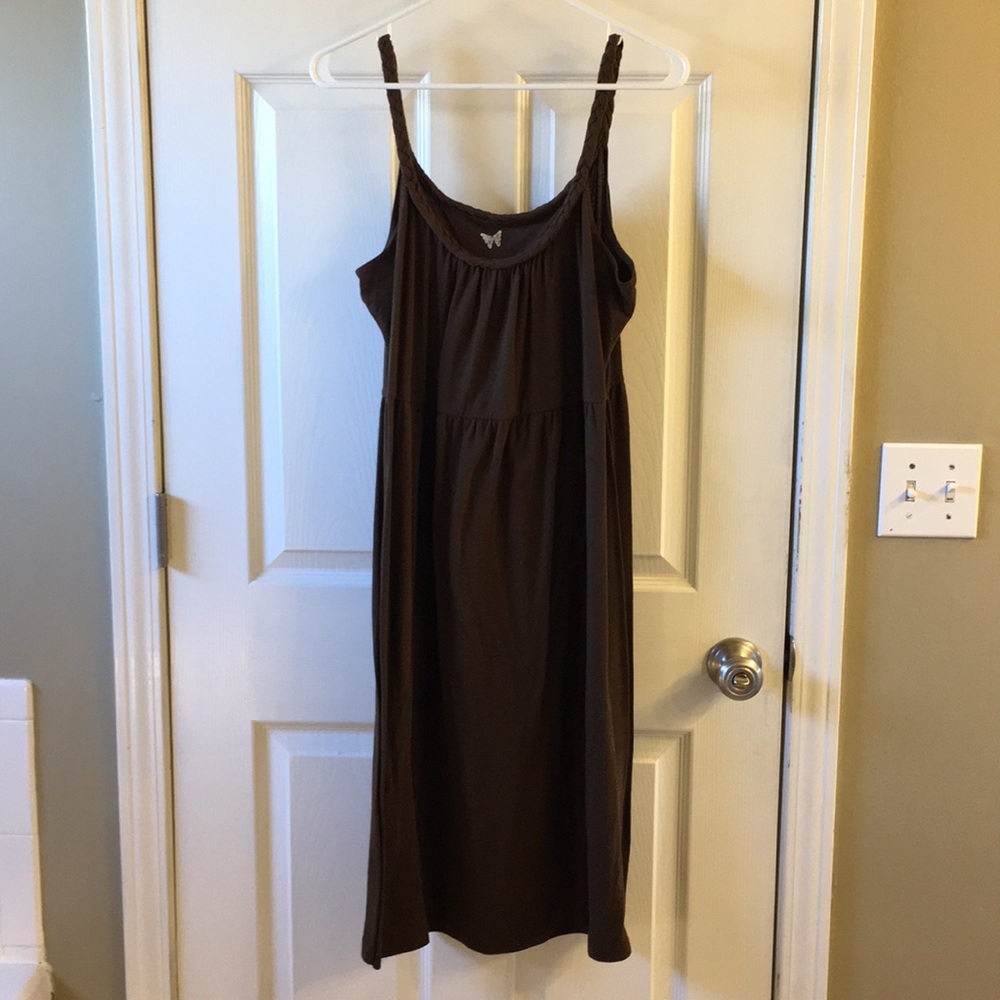 Natural Reflections brown cotton dress